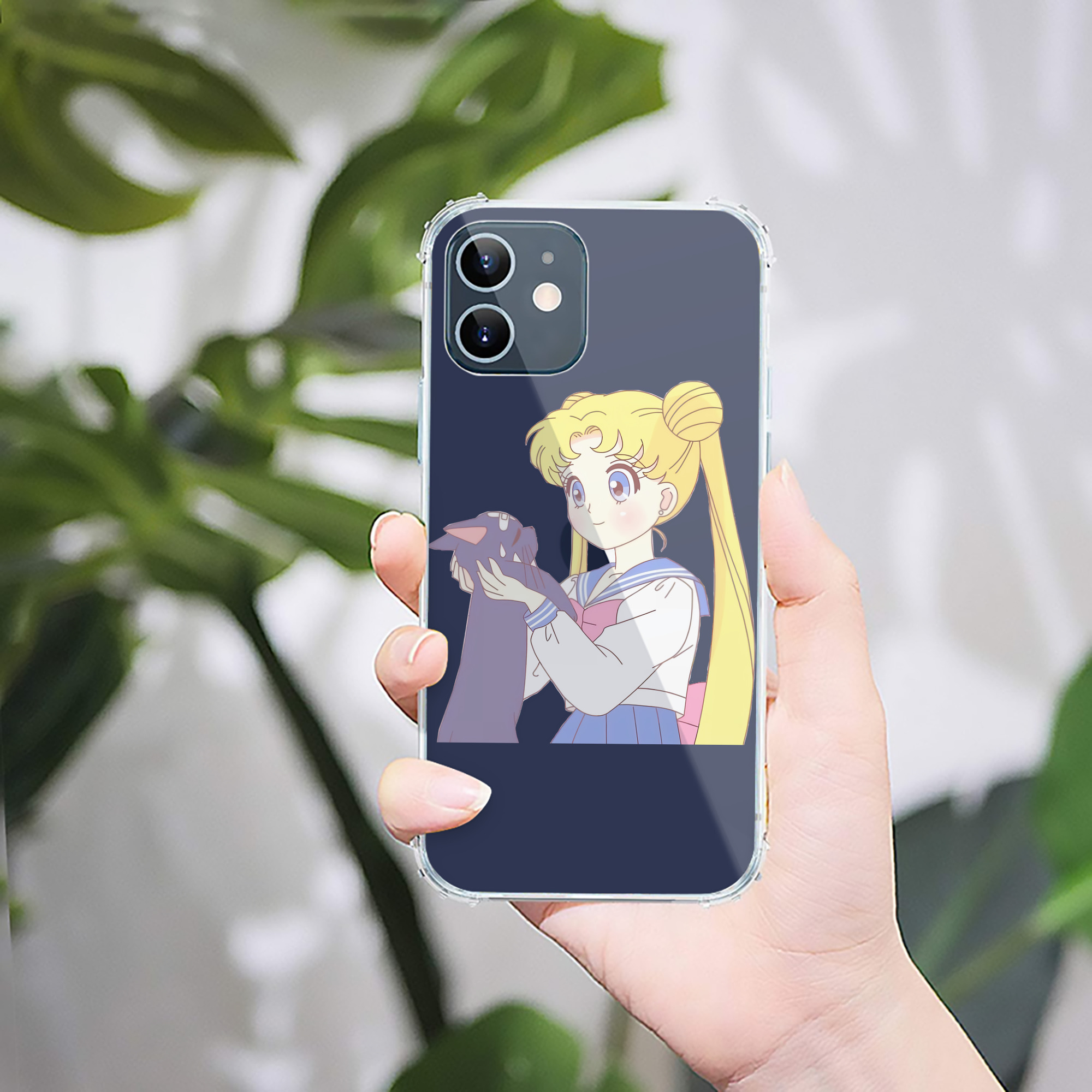 （画像用） 美少女戦士セーラームーン 愛野 美奈子 あいの みなこ Sailor Moon Aino Minako 【iPhone 12シリーズ対応】透明スマホケース（クリアソフトケース）